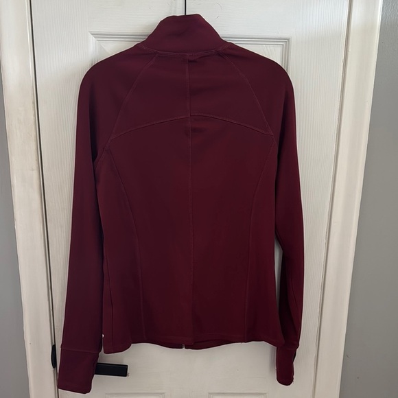 Marika Women's Burgundy Athletic Jacket - Picture 6 of 6